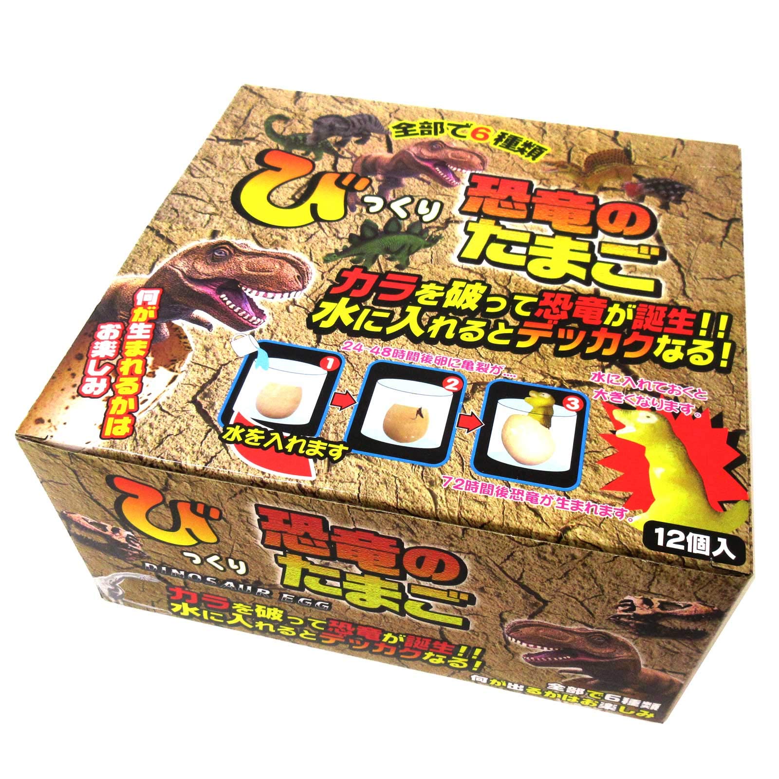Amazon.co.jp: 水に入れるとたまごから恐竜が！ びっくりたまご 恐竜